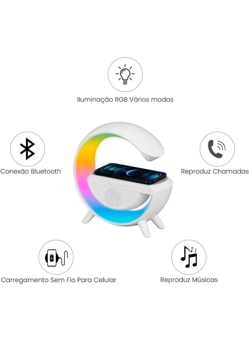 Caixa De Som Bluetooth G Speaker Luminária Bluetooth Inteligente
