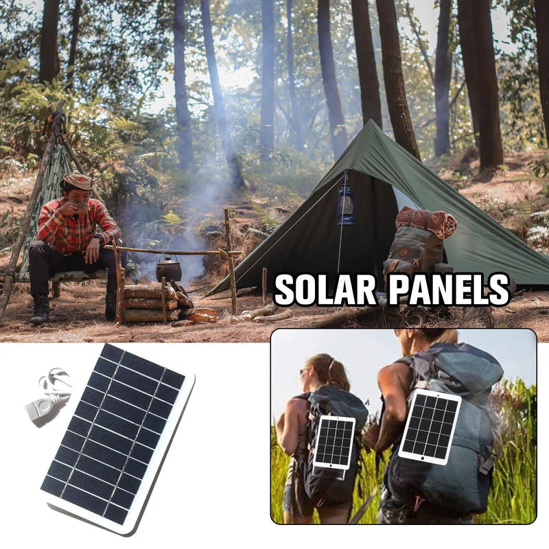 Carregador Solar 5V 2W USB