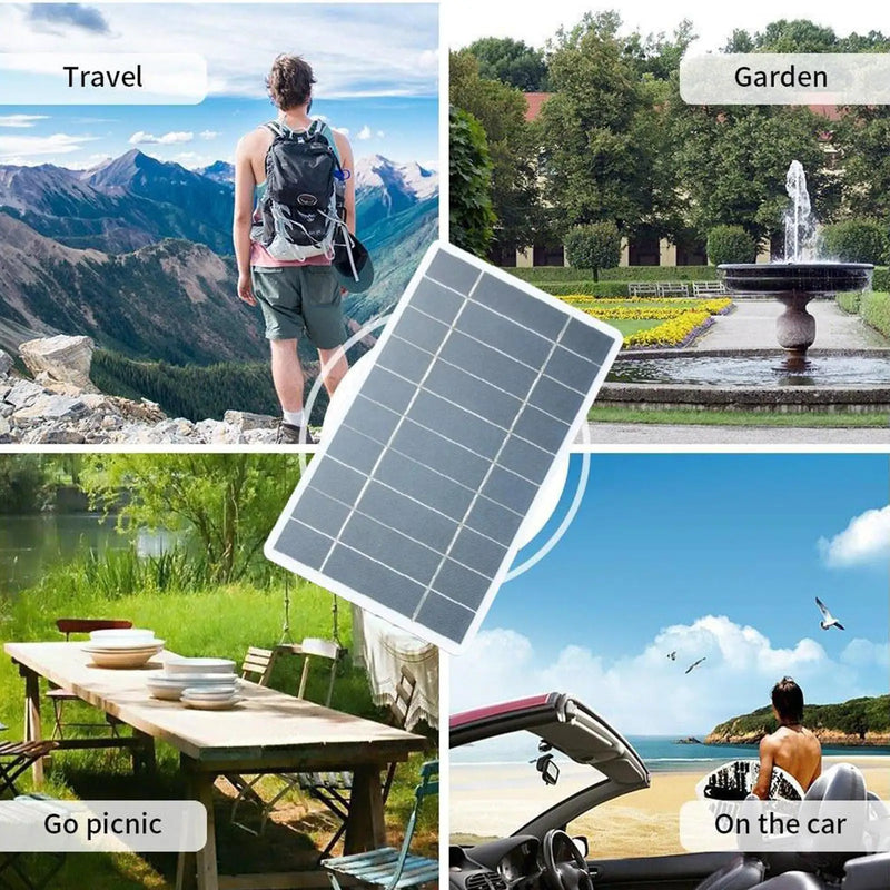 Carregador Solar 5V 2W USB