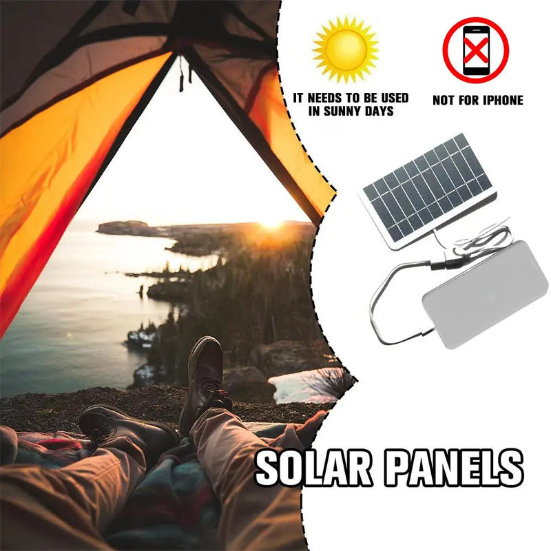 Carregador Solar 5V 2W USB
