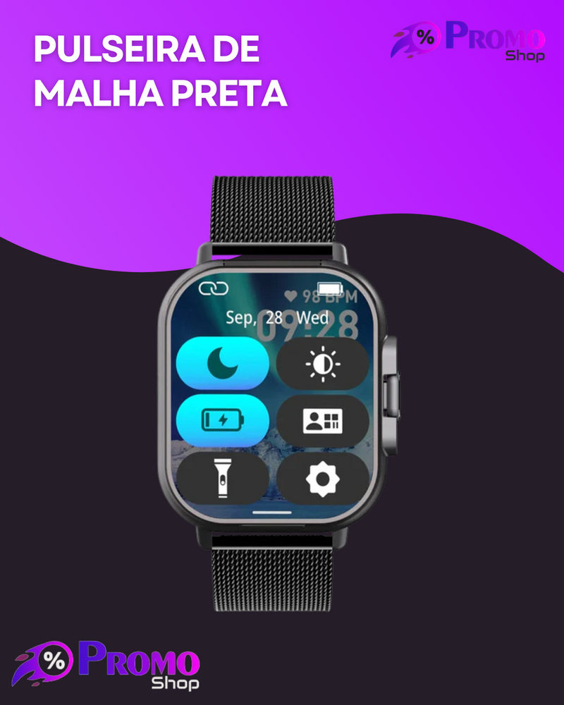 Relógio inteligente 2 em 1 com fone de ouvido smartwatch bluetooth